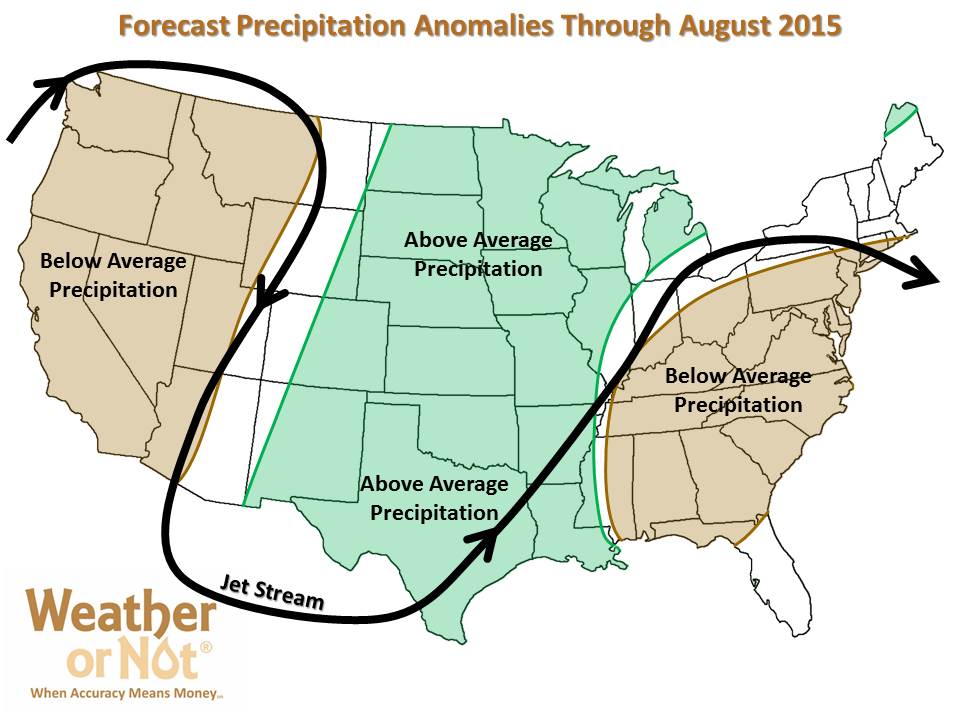 Summer 2015 Patterns - Precipitation
